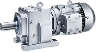 Motor giảm Tốc Simens Trục thẳng chân đế